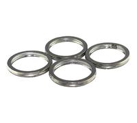 ZDJKI 42MM Exhaust Pipe Header Muffler Gasket For Y&amaha TT600 XT600 1985-1995 FZR600 FZR1000 1988-1995 YZF600R 1997-2005