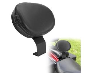 ZDJKI Backrest Motorcycle Cushion Leather Driver Rider Bar Backrests Seat Back Rest For S&uzuki Volusia VL800 INTRUDER C800 M800
