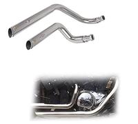 ZDJKI Motorcycle For K&awasaki VN800 VN400 For VULCAN S Classic For VULCAN 800 EN800 S800 Exhaust Pipe Silencer Kit Vent Pipe With Muffler Motorcycle Exhaust