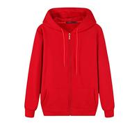 ZDJSWJ Men's Winter Hoodie, Thermal Lined, Full Zip, Windproof, Work Jacket, Thermal Hoodies, Zip Hoodies