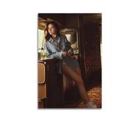 ZDKYSLA Ana De Armas Film Aesthetics Art PosterPoster Wall Art Canvas Aesthetic Music And Movie Decoration Living Room Bedroom 24x36inch(60x90cm) Unframe-style