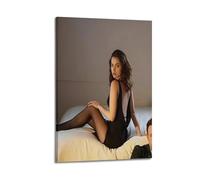 ZDKYSLA Ana De Armas Film Aesthetics Art PosterPoster Wall Art Canvas Aesthetic Music And Movie Decoration Living Room Bedroom 24x36inch(60x90cm) Frame-style