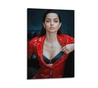 ZDKYSLA Ana De Armas Film Aesthetics Art PosterPoster Wall Art Canvas Aesthetic Music And Movie Decoration Living Room Bedroom 16x24inch(40x60cm) Frame-style