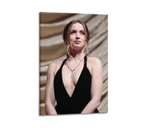 ZDKYSLA Ana De Armas Film Aesthetics Art PosterPoster Wall Art Canvas Aesthetic Music And Movie Decoration Living Room Bedroom 24x36inch(60x90cm) Frame-style