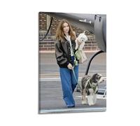 ZDKYSLA Ana De Armas Film Aesthetics Art PosterPoster Wall Art Canvas Aesthetic Music And Movie Decoration Living Room Bedroom 08x12inch(20x30cm) Frame-style