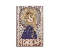ZDKYSLA Fleetwood Mac Stevie Nicks Art PosterPoster Wall Art Canvas Aesthetic Music And Movie Decoration Living Room Bedroom 12x18inch(30x45cm) Unframe-style
