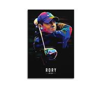 ZDKYSLA Rory Mcilroy Poster Golf World Star CoverPoster Wall Art Canvas Aesthetic Music And Movie Decoration Living Room Bedroom 12x18inch(30x45cm) Unframe-style