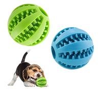 ZDNT 2Pcs Dog Toys - Interactive Bite Resistant Teething Toys for Small Dogs - Nontoxic, IQ Training & Teeth Cleaning Treat Dispensing
