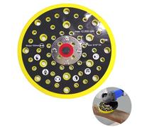 ZDNT 6 Inch Grinder Support Pad Replacement Plate Grinder Base 150mm 54 holes Orbital Sander Hook & Loop Backing Pad for eccentric grinder grinding disc for Mirka CEROS DEROS grinding polishing disc