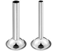 ZDNT Sausage Tubes Kit - Stainless Steel Grinder Stuffer with Tubes & Sausage Stuffer Ring for Size 5 Meat Grinder, 2Pcs