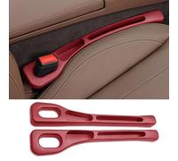 ZDPFDC 1 Set Car Seat Gap Fillers for Land Rover Range Rover Sport (L320) 2010 2011 2012 2013, Seat Gaps Leakproof Plugging Strips Car Organiser Car Interior Accessories,Red