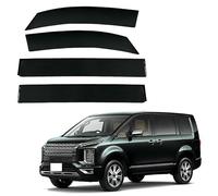 ZDPFDC Car Wind Deflectors for Mitsubishi Delica D5 MK5 2007-2022 2023 2024+, Front Rear Side Window Visor Rain Smoke Guards Car Accessories
