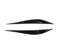ZDPVK car headlight eyebrow Piano Black Car Front Headlight Eyelid Eyebrow Cover Trim Sticker, for Bmw, for 3 Series F30 2012-2018