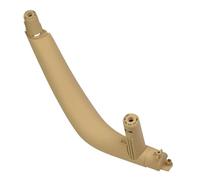 ZDPVK Interior Door Handle Interior Door Pull Handle Car Inner Door Handle Panel Pull Trim Cover for BMW X5 X6 F15 F16 2014-2018 51417292243(Beige-Left)