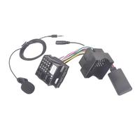 ZDPVK radio wiring harness For Audi, for A4 B7(2005-2008) TTs TT A8 R8 A3 With Quadlock Radio Harness Plug Microphone Handsfree Bluetooth 5.0 AUX Adapter