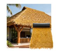ZDQDMJ Artificial Thatch Realistic Synthetic Thatch Panels, Easy Install Artificial Straw Roof For Thatched Roof Hut, Gazebo, Garden Decor, Maintenance Free(1x10m)