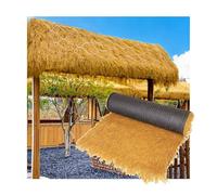 ZDQDMJ Artificial Thatch Synthetic Palm Thatch Roof Roll, Waterproof For Garden Fence & Backyard Shelter Outdoor Decor(1x18m)