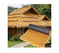 ZDQDMJ Artificial Thatch Synthetic Straw Thatch Roof, Lifelike Palm Thatched Panels, All Weather Maintenance Free For Garden Fence, Patio & Backyard Hut(1x7m)