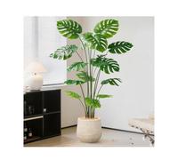 ZDQDMJ Artificial Trees, Realistic Turtle-back Bamboo Potted Plant, Indoor Decorative Fake Potted Plants, Easy To Assemble, No Need For Watering(Style 1,180cm)