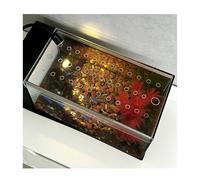 ZDQDMJ Fish Tank Cover Acrylic With Airflow Hole, Prevents Fish Jumping Out, Keeps Cats Away From Tank