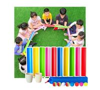 ZDQDMJ Pipeline Challenge Pipeline Challenge Teamwork Game, Garden Beach Birthday Party, Outdoor Activity For School Sports Day(10pcs 50cm)