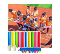 ZDQDMJ Pipeline Challenge Teamwork Game Set, Pipeline Challenge For Company Group Activities, Outdoor Garden Beach Play(10pcs 50cm)