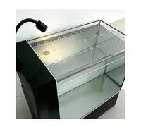 ZDQDMJ Transparent Acrylic Fish Tank Lid With Air Hole, Jump Proof Hood, Keeps Cats Away And Fish From Escaping