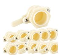 ZDSFSD 10 Pcs Nylon Heavy Duty Honey Gate Valve with Wing Nut Bee Hive Tool Use on Pails and Some Extractors