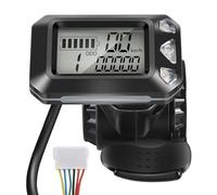 ZDSFSD 24V 36V Adjustable Electric Scooter Instrument Display Screen Switch Accelerator for 5.5 Inches Scooter Parts (6 Pins)