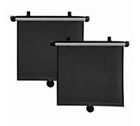 ZDSFSD 2Pcs 40X45CM Sun Protection Car Retractable Car Sun Shade Side Sunproof Car Cover Sunshade Window Cover Curtain