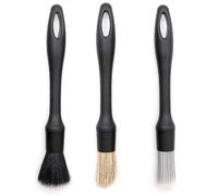 ZDSFSD 3Pcs Car Brushes Car Detailing Brush Set Soft Bristle for Car Cleaning Detailing Brush Dashboard Air Outlet Wheel Brush