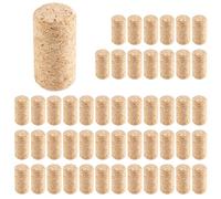 ZDSFSD 50 Pcs Straight Wood Cork Plugs, Wine Bottle Cork Stoppers, Sealing Cap Beer Bottle Corks