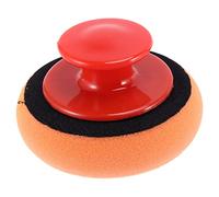 ZDSFSD 6Pcs/Set Car Wax Wash Polish Pad Sponge Cleaning Foam Kit Microfiber Applicator Pads with Gripper Handle Car-Styling