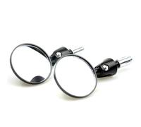 ZDSMYXGS Motorcycle Aluminum Rear View Handlebar End Mirror For K&awasaki For Z250 Rotatable Fold The Rearview Wide Field Mirror