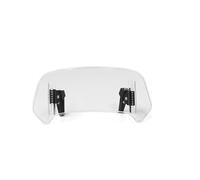 ZDSMYXGS Motorcycle Windshield Extension Spoiler Clamp-On Variable Windscreen Deflector For VOGE DS900X DS900 900DS 900 DS DSX DSX900 900DSX Windscreen Wind Deflectors(CLEAR,X-2)