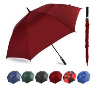 ZDSSM Golf Umbrella 54-72 Inch Windproof Waterproof Double Canopy Auto Open