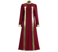 ZDSUHYIW Church Shirts for Catholic Priests Chasuble Round Collar Unisex Liturgical Sanctuary Clothing Dress Up Party Fancy Dress Accessories Uniform Halloween Carnival