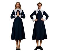 ZDSUHYIW Women's Cosplay Costume Fallen Angel Devil Wings Priest Nun Ninja Queen Comfortable Elegant Leisure Festive Breathable Uniform Outfit for Halloween