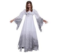 ZDSUHYIW Women's Halloween Dress Corpse Bride Retro Renaissance Medieval Evening Dress Plus Size Greek Roman Goddess Costume Fairy Boho Gypsy Tribal Long Elegant