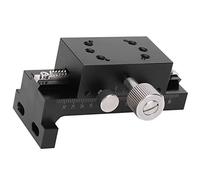 ZDTLS80 Z Axis Linear Stage, Manual Linear Sliding Table, Aluminum Alloy Platform with Dovetail Guide Rail, Thin Design for Optical Equipment, Measuring Devices,