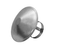 ZDUD Stainless Steel Flue Pipe Cover Cap,Flue Pipe Cover Cap,Stainless Steel Chimney Cowl Roof Duct Ventilation Cap Rain Hat Hood Top Versatile Chimney Cowl(170mm)