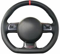 ZDUODUN Car Steering Wheel Cover Hand Stitching On Wrap Non-Slip, For Audi TT TTS (8J) 2006-2014 A3 S3 (8P) Sportback 2008-2012 R8 Micro Fiber Leathe Protector Cover