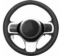 ZDUODUN Car Steering Wheel Cover Micro Fiber Leathe Hand Stitching, For Mitsubishi For Lancer 10 For EVO For Evolution On Wrap Non-Slip Protector Cover