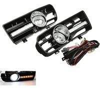 ZDUODUN Front Bumper Fog Lamp Fog Light Assembly Daytime Running Lamp, For Golf For GTi/for TDI MK4 1997 1998 1999 2000-2006 Car Replacement parts Accessories