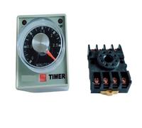 ZDVHOMCB 1pc AH3-3 Time relay DC24V Delay Timer Time Relay 8Pin with base 60S