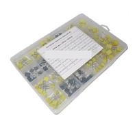 ZDVHOMCB 240PCS/Set 24 Values*10Pcs Correction Capacitor Assorted Kit 102J-105J Polypropylene Film Capacitors 63V-100V
