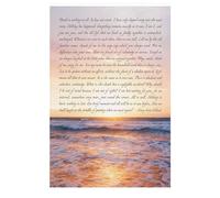 ZDVHOMCB Black and White Quote Poster - Famous Death Is Nothing At All Poem, Elegant Wall Art Print for Contemporary Living Room, Bedroom or Waiting Area Framed,08x12inch(20x30cm)