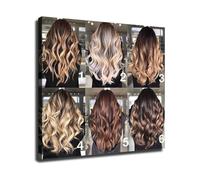 ZDVHOMCB Hair Salon Decor Poster Ultimate Womens Hairstyles Catalog with Bob Pixie Layers and Updos for Salon Wall or Beauty Room Inspiration Unframed,16x24inch(40x60cm)