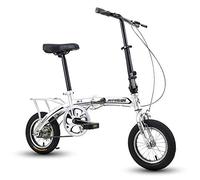 ZDXC Folding Bicycle 12 Inch Student Adult Compact Foldable Bike Mini Lightweight Folding Bike To Work School Bicycle