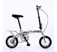 ZDXC Folding Bicycle 12 Inch Student Bicycle Adult Compact Foldable Bike Mini Lightweight Folding Bike To Work School Bicycle